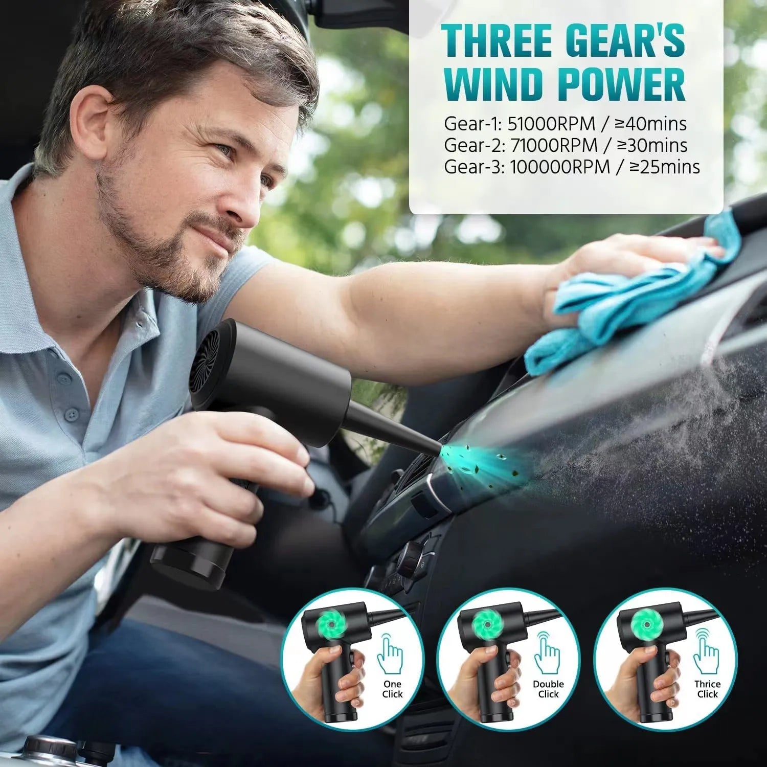 Cordless Handheld Dust Blower